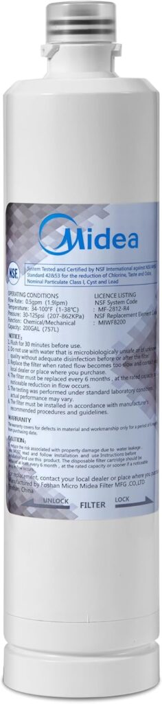 Midea MIWF8200 Twist-in Water Filter