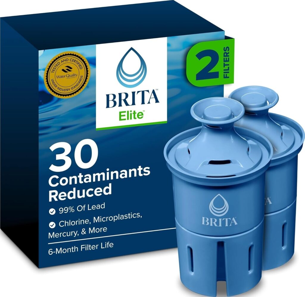 Brita Elite Water Filter Replacements for Pitchers and Dispensers