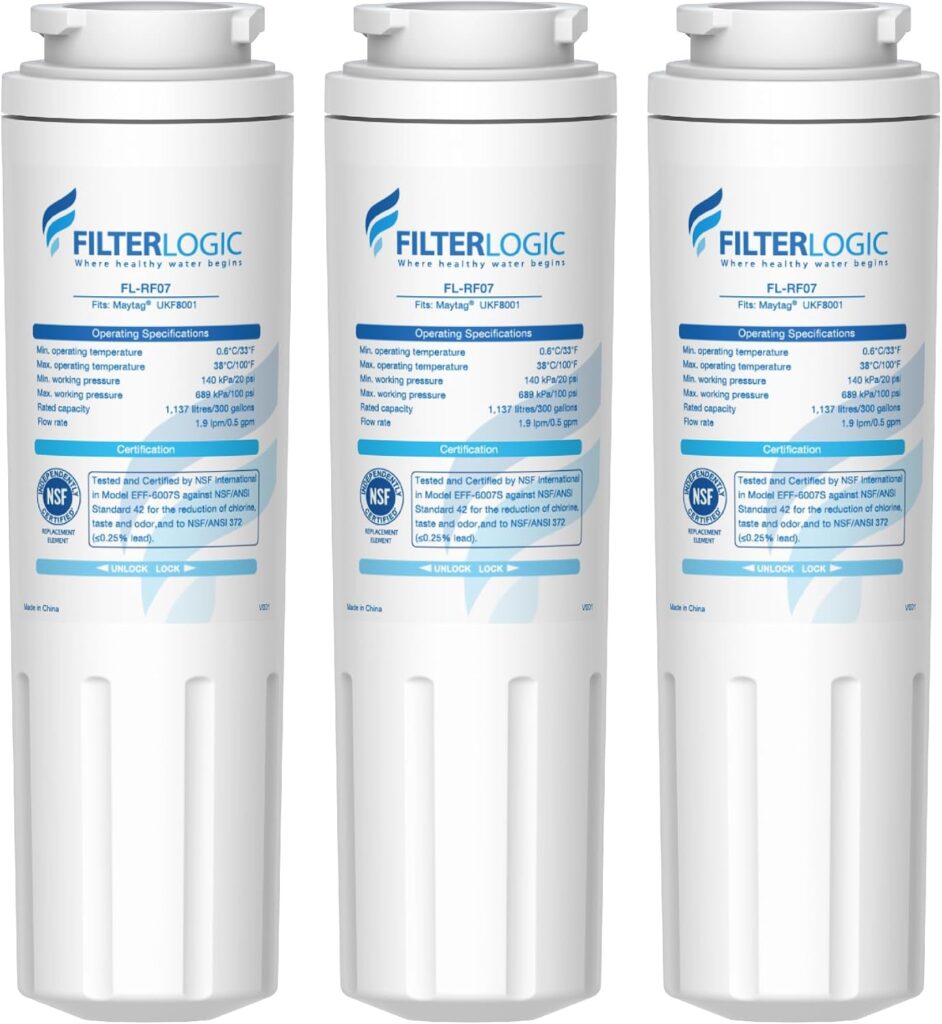 Filterlogic UKF8001 Replacement for EveryDrop Filter 4 Water Filter