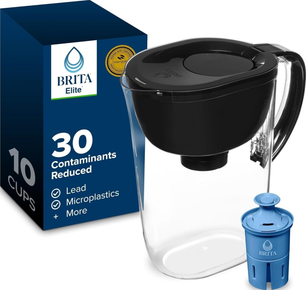 Brita Large 10-Cup Elite Water Filter Pitcher