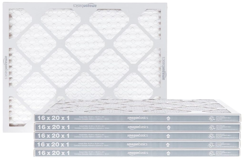 Amazon Basics 16x20x1 Air Filter 6-Pack
