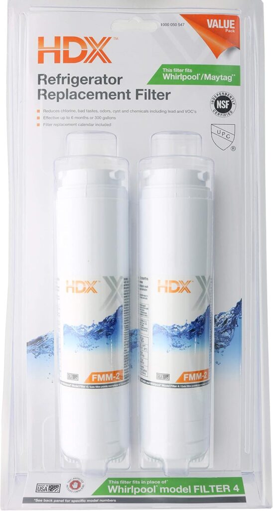 HDX FMM-2 Whirlpool Refrigerator Water Filter