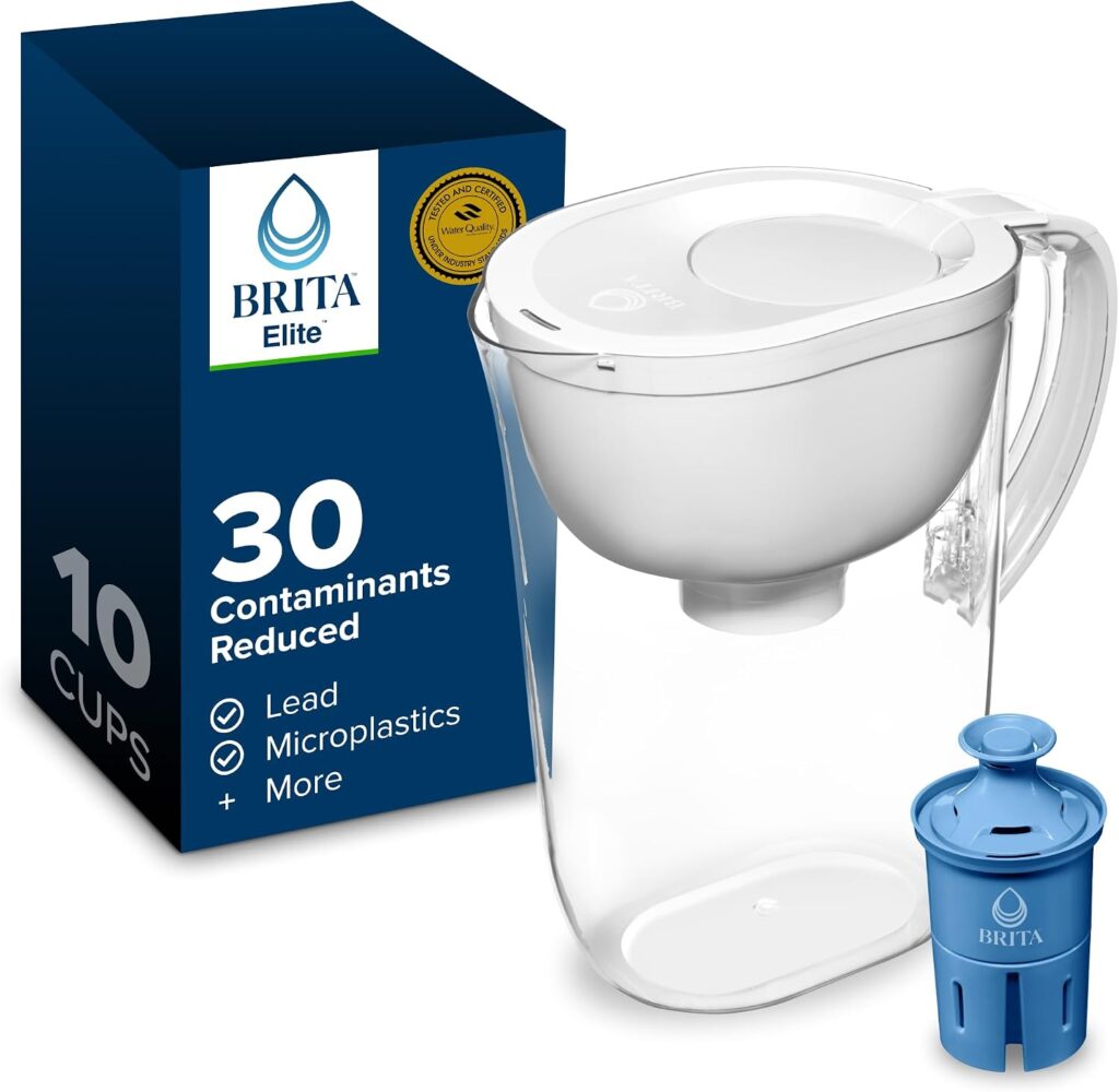 Brita Large 10-Cup Elite Water Filter Pitcher