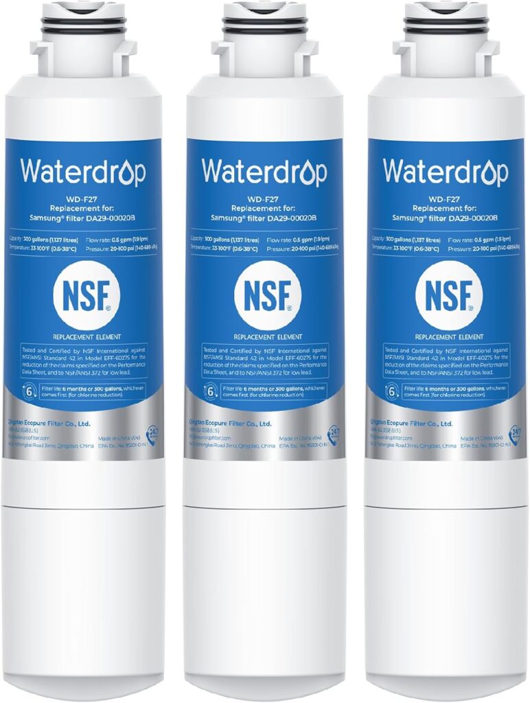 Waterdrop Refrigerator Water Filter Replacement