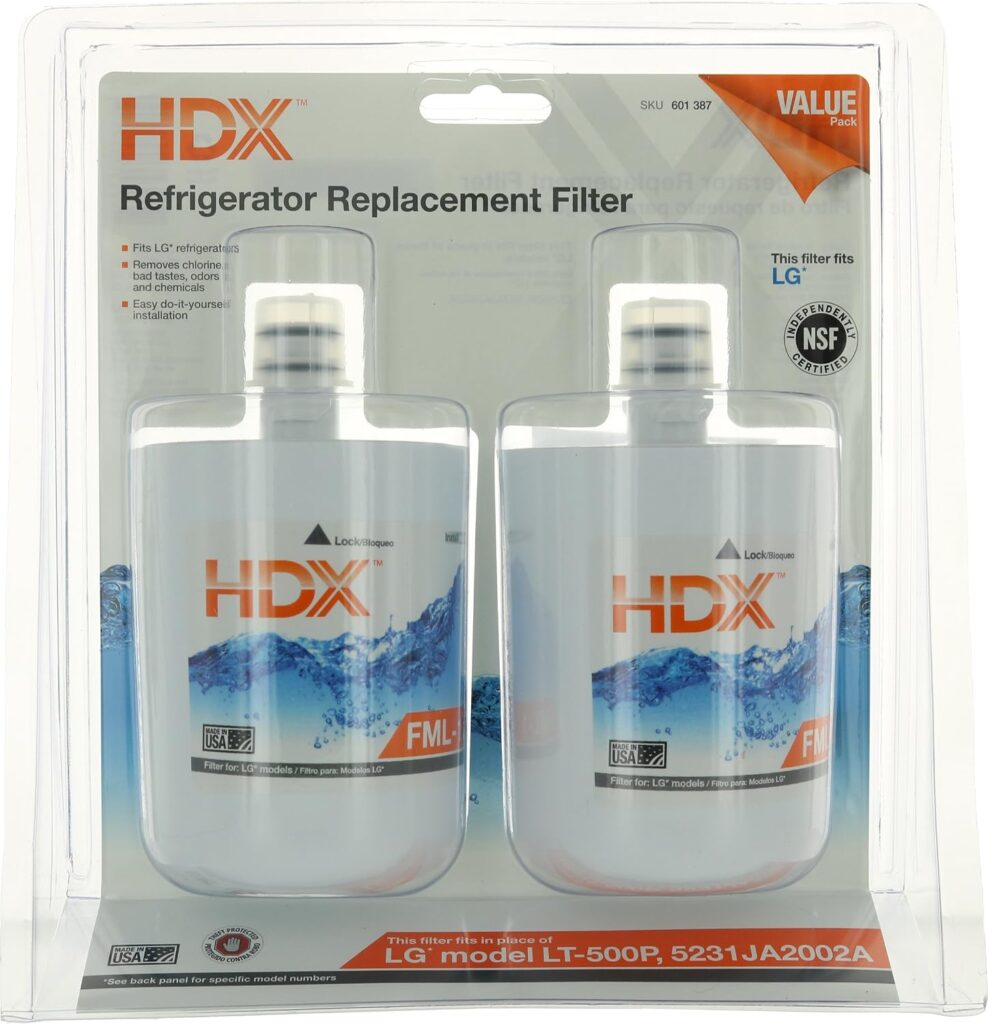 HDX FML-1 LG Refrigerator Water Filter 2-Pack