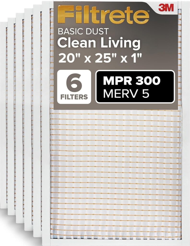 Filtrete 20x25x1 Air Filter MERV 5