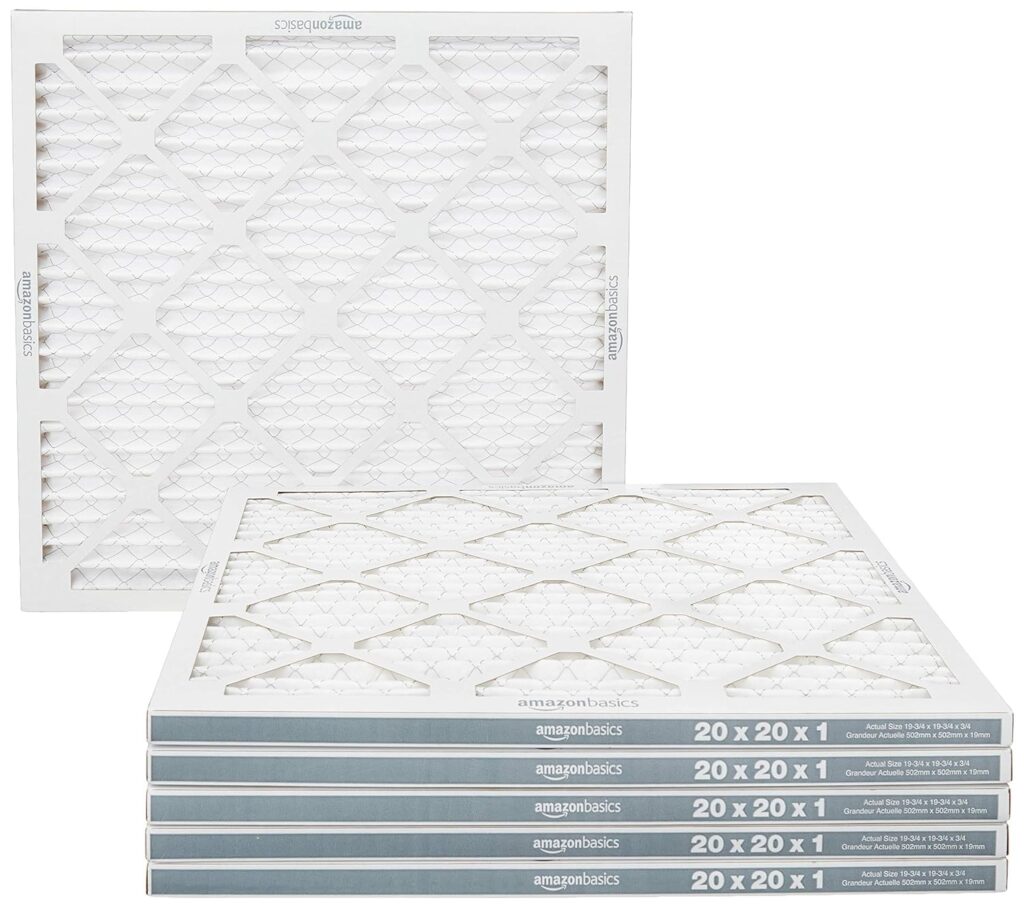 Amazon Basics 20x20x1 Air Filter 6-Pack