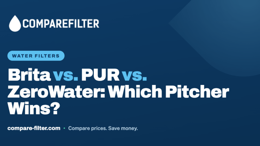 Brita vs PUR vs ZeroWater water filter pitcher comparison