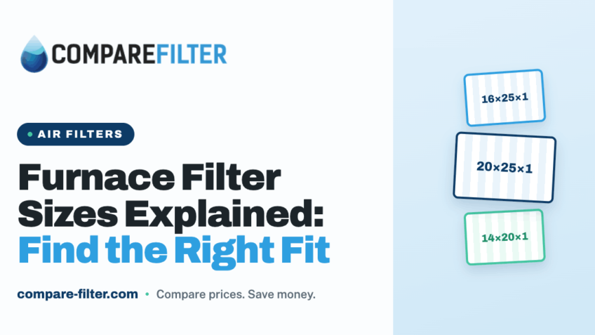 Furnace air filter nominal and actual sizes explained