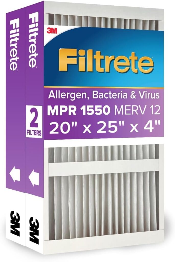 Filtrete 20x25x4 MERV 12 Air Filter