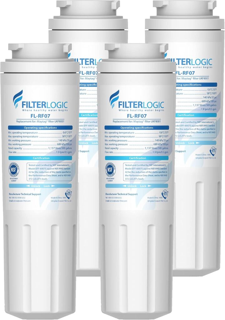 Filterlogic UKF8001 Replacement for EveryDrop Filter 4 Water Filter