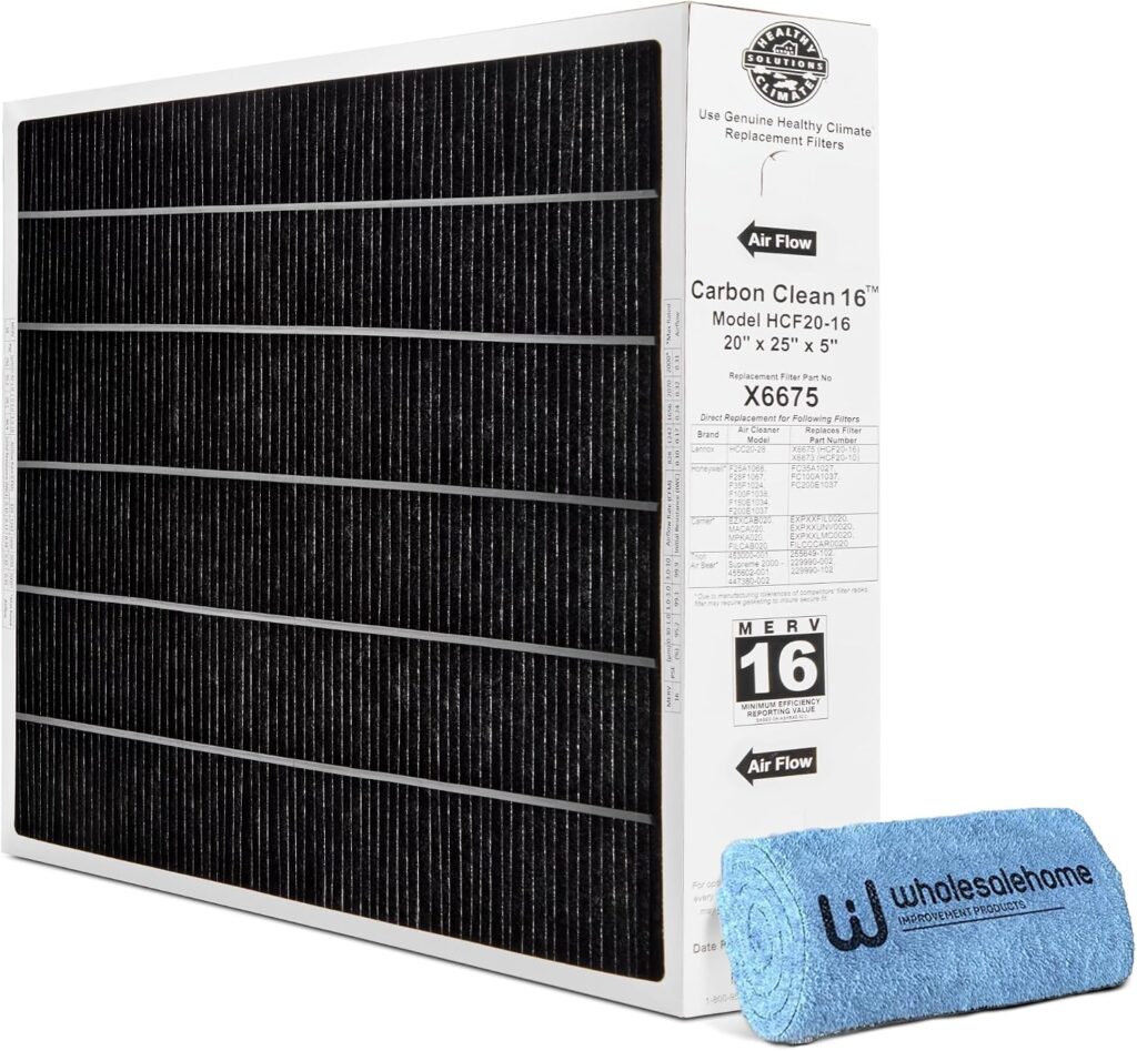 Lennox Healthy Climate Lennox X6675 20x25x5 Air Filter
